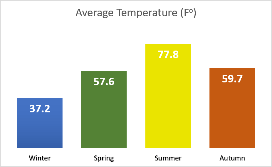 Louisville Temperature Average